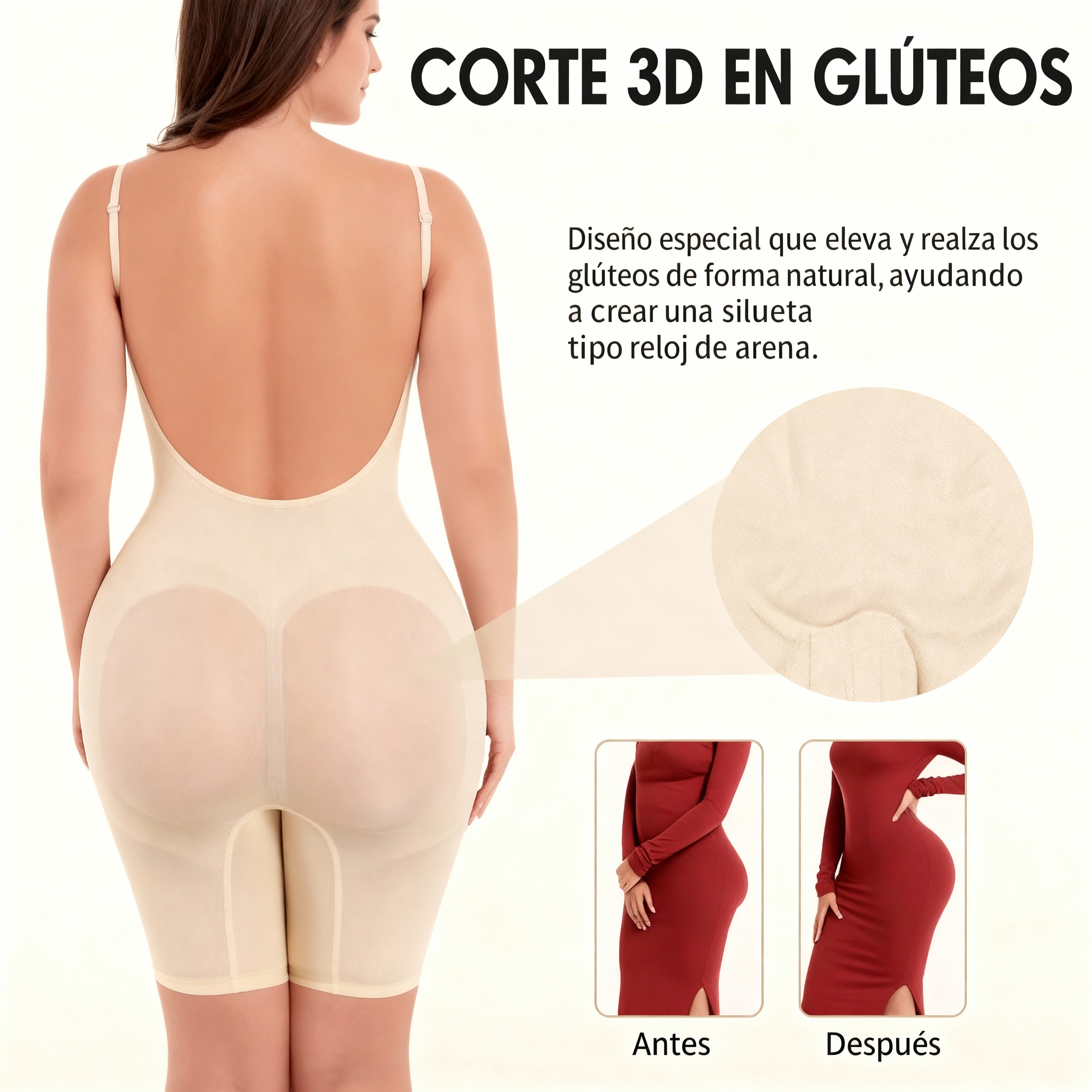 Body Faja Moldeador Corto